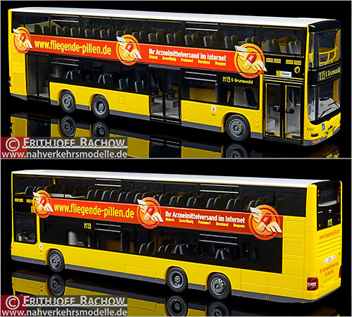 Rietze Busmodell Artikel 67318 M A N Lions City D L 05 Berliner Verkehrsbetriebe