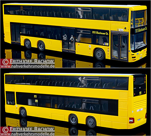 Rietze Busmodell Artikel 67336 NEOMAN A 39 Lions City D L 0 5 Berliner Verkehrsbetriebe B V G