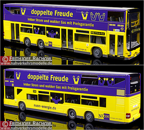 Rietze Busmodell Artikel 67701 M A N Lions City D L 07 Berliner Verkehrsbetriebe