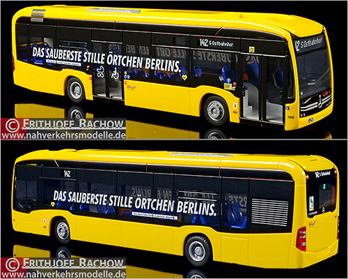 Rietze Busmodell Artikel 75508 Mercedes Benz e Citaro Berliner Verkehrsbetriebe
