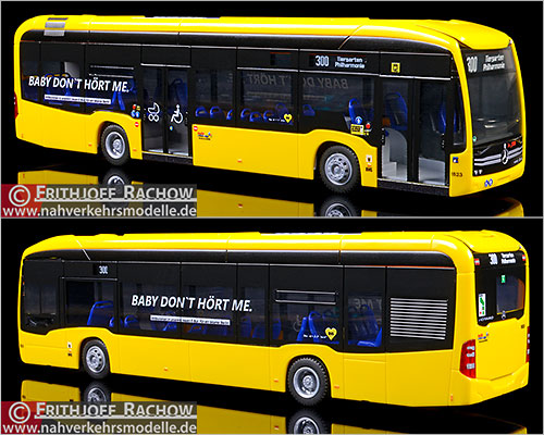 Rietze Busmodell Artikel 75521 Mercedes Benz e Citaro Berliner Verkehrsbetriebe