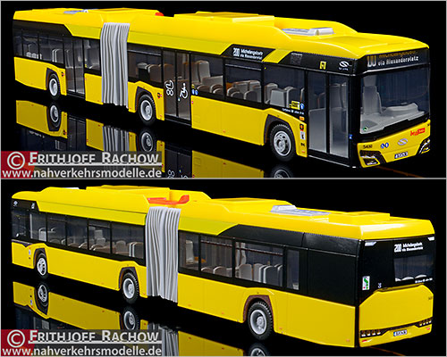 Rietze Busmodell Artikel 76705 Solaris Urbino 18 2019 electric Berliner Verkehrsbetriebe