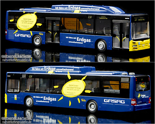 Rietze MAN Lions City BVG Berlin Busmodell Doppeldecker