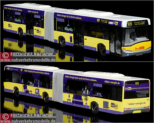 Rietze Solaris Urbino 18 BVG Berlin Modellbus Busmodell Modellbusse Busmodelle