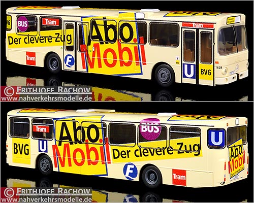 Rietze Busmodell Artikel 74308 Mercedes Benz O 305 Stülb Berliner Verkehrsbetriebe B V G Wagen 16 28