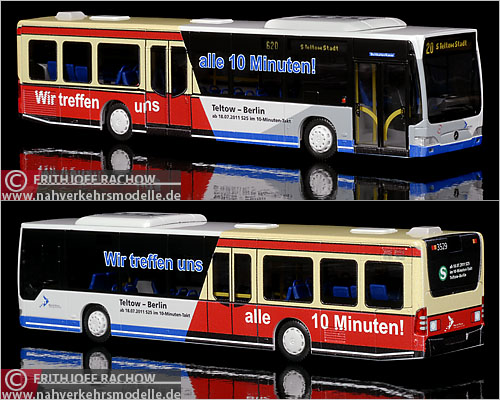 Rietze MB O530 HVG S25 10-Minuten-Takt Teltow Modellbus Busmodell Modellbusse Busmodelle