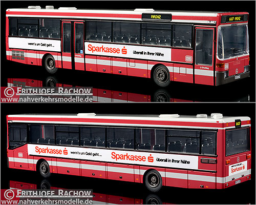 Rietze Busmodell Artikel 77302-2 Mercedes-Benz O 407 Deutsche Bundesbahn