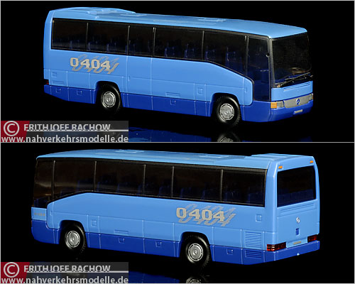 Wiking MB O404 RH blau Busmodell Modellbus Busmodelle Modellbusse