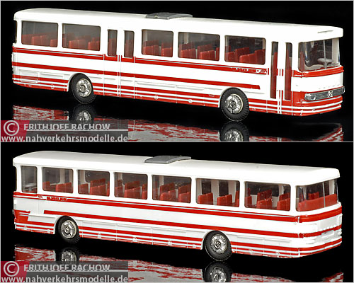 IMU Stettnisch Setra S 140 rot wei Busmodell Modellbus Busmodelle Modellbusse