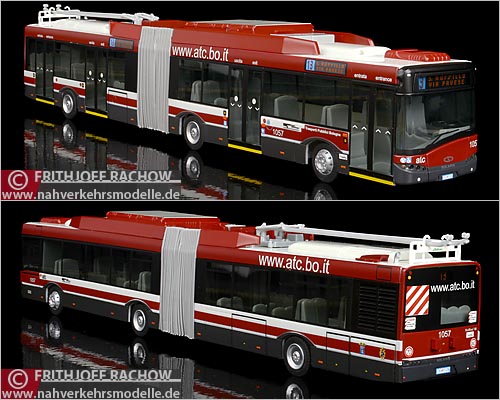 VKModelle Solaris T 18 Bologna Italien Modellbus Busmodell Modellbusse Busmodelle
