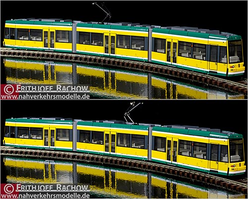 Halling Straenbahnmodell Artikel 1002018-S Bombardier N G T 8 stgta Trafiken Norrkping
