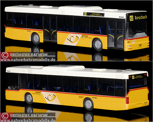 Rietze MAN NL Postbus Busmodell Modellbus Busmodelle Modellbusse