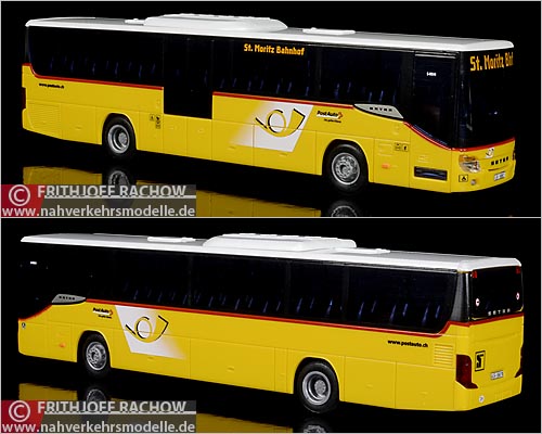 AWM Setra S415H PTT Schweiz Modellbus Busmodell Modellbusse Busmodelle