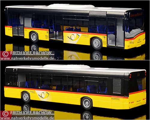 Rietze Busmodell Artikel 65961 Solaris U 12 PostAuto Schweiz