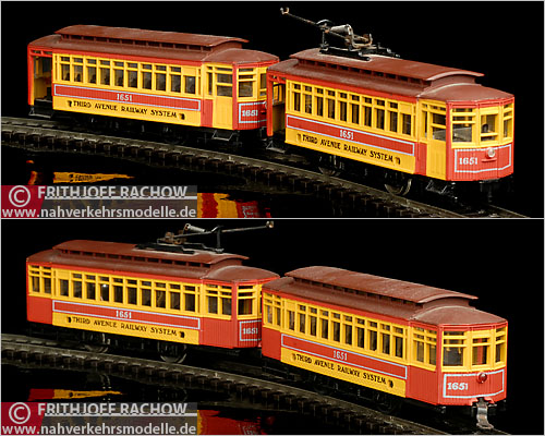 Mehano Third Avenue Railway Tram Straenbahnmodell Trammodell Bim