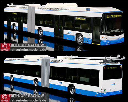 VKModelle Hess Swiss Trolley StadtbusVBZ Zürich Modellbus Busmodell Modellbusse Busmodelle