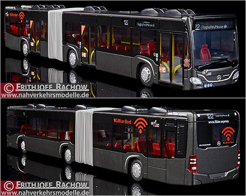 Rietze Busmodell Artikel 73601 Mercedes-Benz O 530 Citaro G C 2 2015 G R Omnibus GmbH Filder Express