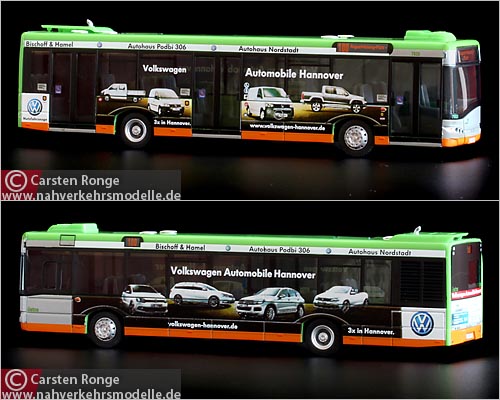 VKModelle Solaris U 12 3türig ÜSTRA Hannover Modellbus Busmodell Modellbusse Busmodelle