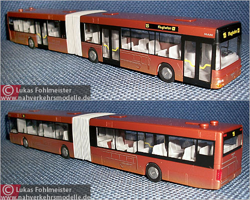 Rietze MAN NG Vorführwagen Modellbus Busmodell Modellbusse Busmodelle