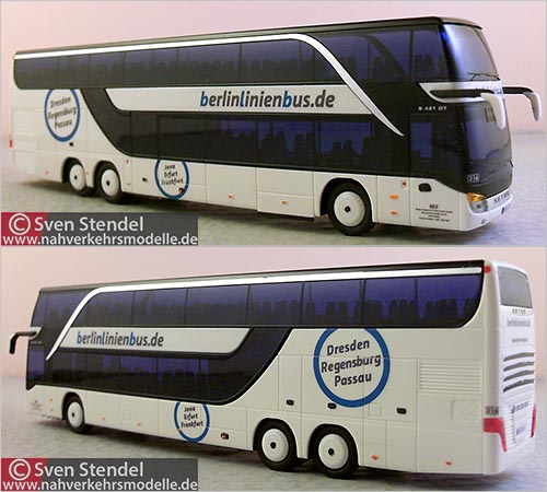 AWM Busmodell Artikel 74510 Setra S 431 DT Bex Berlin