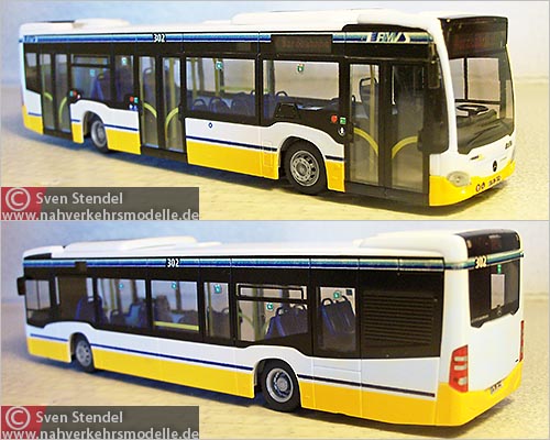 Rietze Busmodell Artikel 69429 Mercedes-Benz O 530 Citaro C 2 HEAG Darmstadt