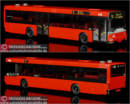 Rietze MANNL KVG Kiel Modellbus Busmodell Modellbusse Busmodelle
