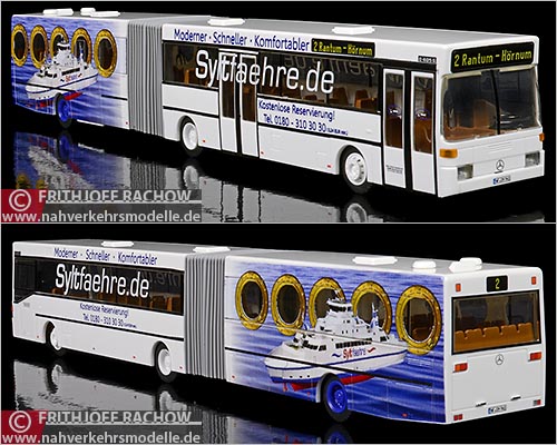 Rietze Bus-Sondermodell Mercedes-Benz O 405 G Sylter Verkehrsgesellschaft S V G