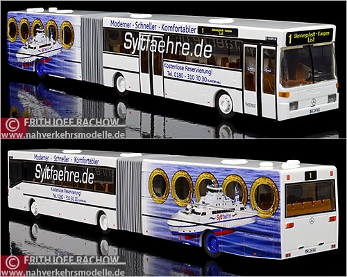 Rietze Bus-Sondermodell Mercedes-Benz O 405 G Sylter Verkehrsgesellschaft S V G