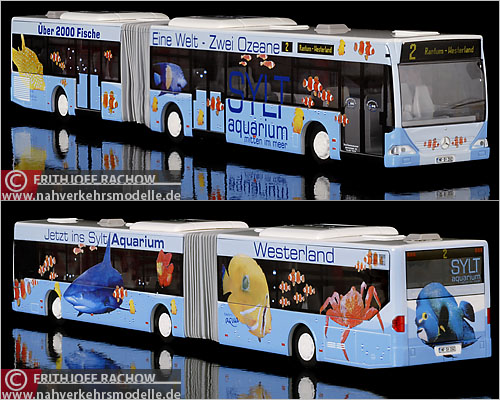 Rietze MB O530G  Sylter Verkehrsgesellschaft Modellbus Busmodell Modellbusse Busmodelle