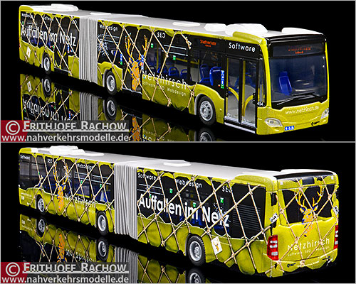 Rietze Busmodell Artikel 69581 Mercedes-Benz Citaro G 2012 Stadtverkehr Lübeck