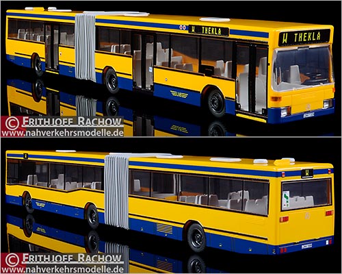 Rietze Busmodell Artikel 76408 Mercedes-Benz O 405 G N 2 Leipziger Verkehrsbetriebe
