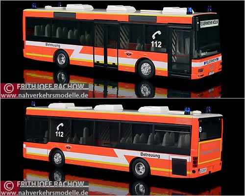 v k modelle Busmodell Artikel 09411 M A M Göppel N M 223.2 Feuerwehr Köln Betreuungsbus M Bus 7