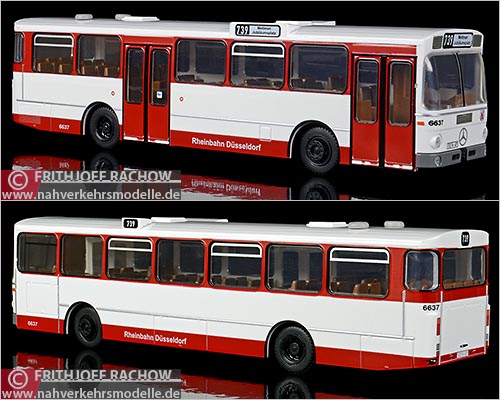 Rietze Busmodell Artikel 74304 Mercedes-Benz O 305 Stülb Rheinbahn A G Düsseldorf