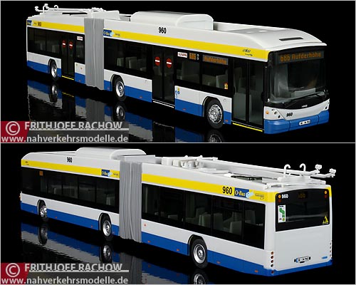 VKModelle Hess SwissTrolley 3 SWS Solingen  Modellbus Busmodell Modellbusse Busmodelle