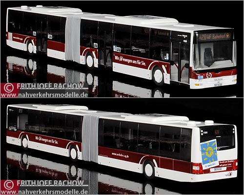 Rietze MAN Lions City GL Braunschweig Busmodell Modellbus Modellbusse Busmodelle Doppelstockbus Doppeldecker