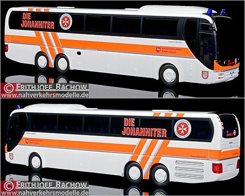 Rietze Busmodell Artikel 64295 M A N Lions Coach L Die Johanniter Hannover