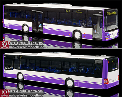 Rietze Busmodell Sondermodell Artikel 66260 M A N Lions City  Regionalbus Braunschweig