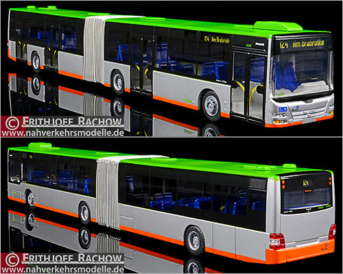 Rietze Busmodell Artikel 67227 M A N Lions City G Hannoversche Verkehrsbetriebe