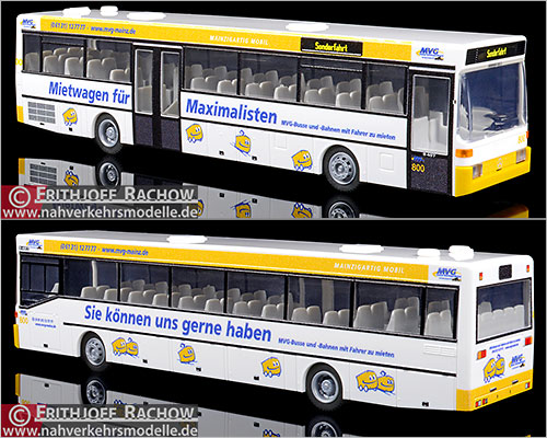 Rietze Busmodell Artikel 77313 Mercedes-Benz O 407 Mainzer Verkehrsgesellschaft