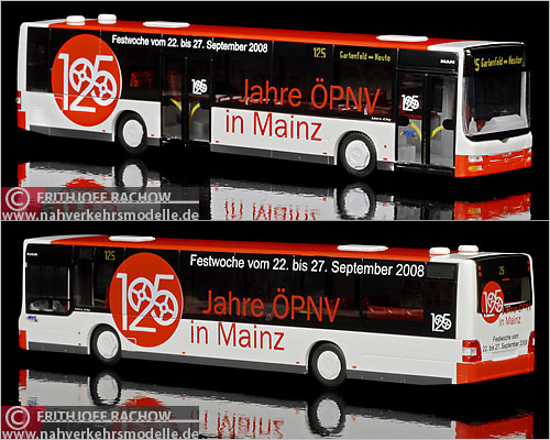 Rietze MAN Lions City LC Mainzer Verkehrsgesellschaft Modellbus Busmodell