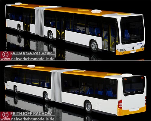 Rietze MB O530G E4 Citaro Sippel Mainzer Verkehrsgesellschaft Modellbus Busmodell Modellbusse Busmodelle