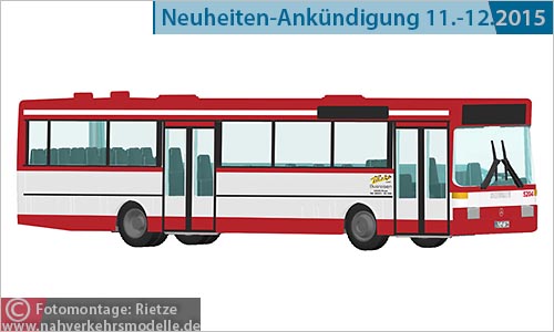 Rietze Busmodell Artikel 71807 Mercedes-Benz O 405 Tücks Reisen Duisburg