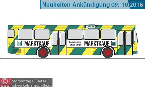 Rietze Busmodell Artikel 74302 Mercedes-Benz O 305 StÜLB R V K Regionalverkehr Köln G m b H