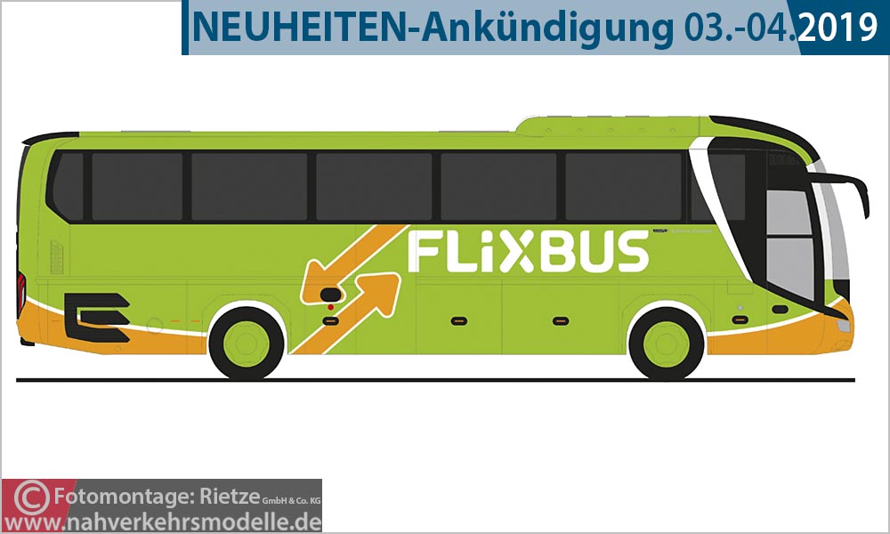 Rietze Busmodell Artikel 74821 M A N Lions Coach 2017 Unser Roter Bus Ueckermnde