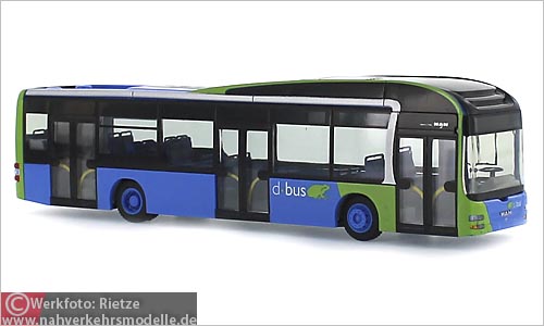 Rietze Busmodell Artikel 67622 M A N Lions City hybrid D Bus San Sebastian