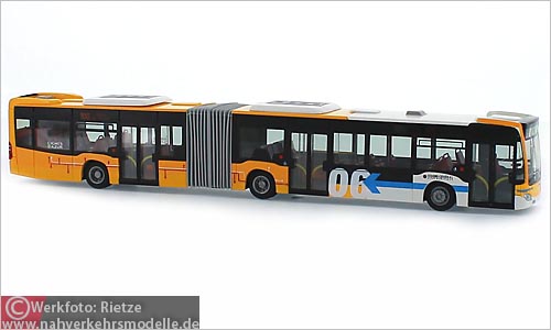 Rietze Busmodell Artikel 69513 Mercedes Benz O 530 Citaro G C 2 E 6 2012 Conseil General Alpes Maritimes