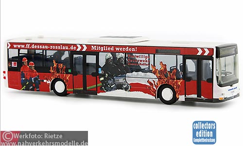 Rietze Busmodell Artikel 67485 M A N Lions City Stadtwerke Dessau