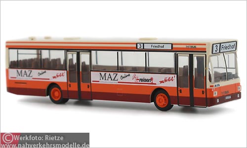 Rietze Busmodell Artikel 72123 M A N S L 202 Mit Bus Gießen
