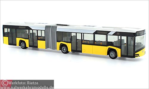 Rietze Busmodell Artikel 73101 new Solaris U 18 2014 Vorführdesign