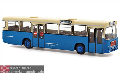 Rietze Busmodell Artikel 72316 M A N S L 200 V V S Saarbrücken